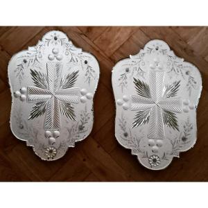 Pair Of Murano Glass Sconces