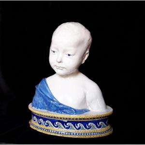 Cantagalli Earthenware Bust