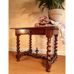 Louis XIII Period Table In Walnut.