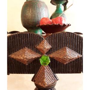 Unusual Pedestal Table From The XIXth Century.