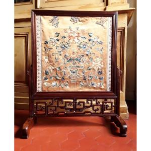 Scholar Screen. China XIX Th Century.