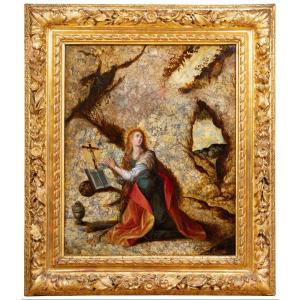 Penitent Mary Magdalene, Prague School, 17th Century