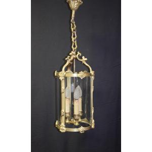 Lxv-lxvi Style Gilt Bronze Lantern