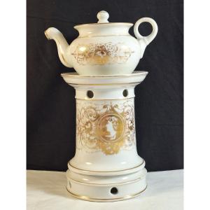 Porcelain Teapot In The Sèvres Style, 19th Century 