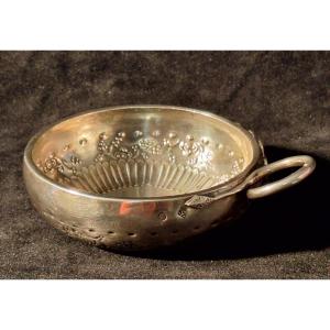 Taste Wine In Silver, Hallmark Vieillard, Engraved 'p.. Goudal', Silversmith Antoine Gamet Ii, 