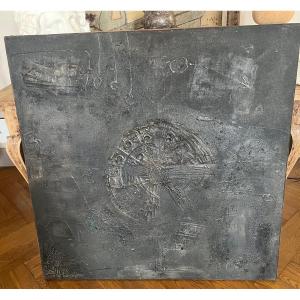 Igael Tumarkin Mixed Media On Canvas