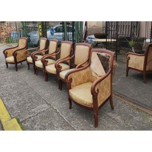 Mahogany Empire Period Living Room 