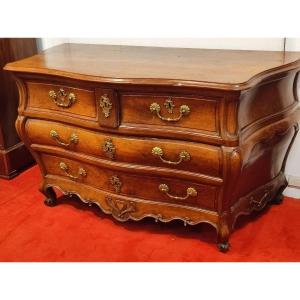 Rare Curved Tomb Commode