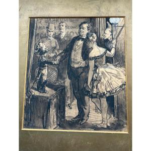 Pastel Ink By Félix Régamey