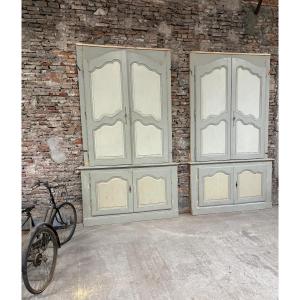 Wood-paneled Cupboards 