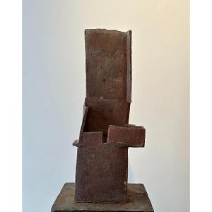 Sculptural Vase In Sandstone