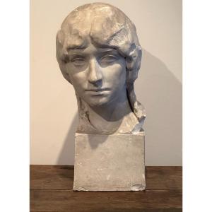 Sculpture, Workshop Plaster By Mario Korbel Circa 1920
