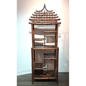 Bamboo Shelf In The Far Eastern Style, France Circa 1880