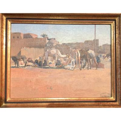 Oasis De Tolga (algeria) By Paul Alexandre Leroy