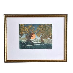 Jean Davo (20th Century) – “dawn” – Signed Artist’s Proof