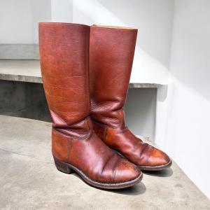 Rare Pair Of Riding Boots – Morocco, Circa 1940 – Bootmaker To Marshal Lyautey