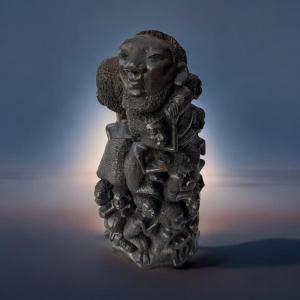 African Ebony Wood Sculpture – “tree Of Life”