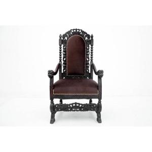 Armchair - Throne, Western Europe, Circa 1910.