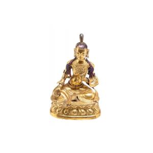 Figurine Of The Green Tara Divinity, Tibet, Eighteenth Century