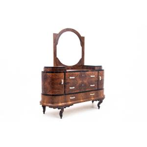 Dressing Table - Art Deco Chest Of Drawers, Italy, 1920s. After Renovation.