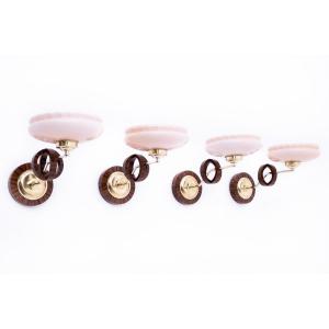 Art Deco Wall Lights, Poland, 1950s.