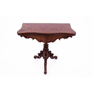 Old Card Table Dating From Around 1920. After Renovation.