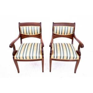 Armchairs, Northern Europe, Around 1890. After Renovation.