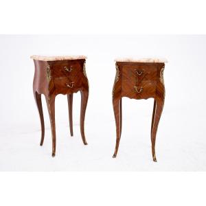 Pair Of Bedside Tables, France, Circa 1920.