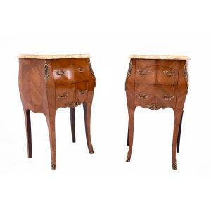 French Bedside Tables Dating From Around 1920.