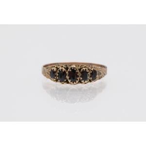 Antique English Garnet Ring, 1912-1913.