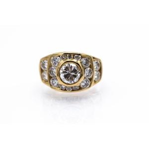 Exclusive Signet Ring For Women With 3.15 Ct Diamonds