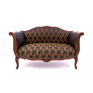 Small Antique Sofa From The Late 19th Century, France. After Restoration.