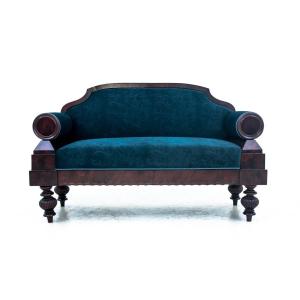 Victorian Style Sofa, Circa 1870. After Restoration.