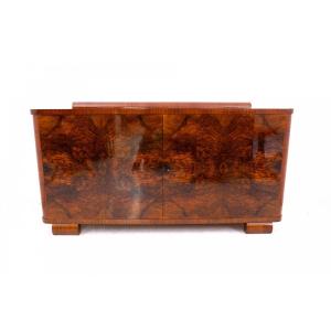 Art Deco Sideboard, Poland, Circa 1930. After Restoration