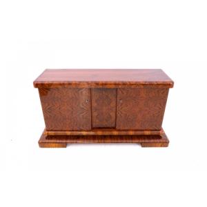 Unique Art Deco Chest Of Drawers, Poland, Circa 1930. Restored