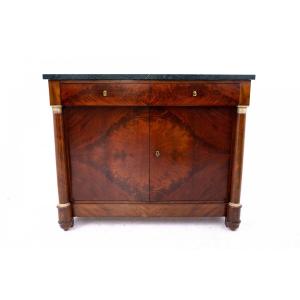 Antique Chest Of Drawers With A Stone Top, Circa 1830, France.