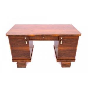 Polish Art Deco Desk From The 1940s.