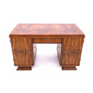 Small Art Deco Desk, Poland, Circa 1920. After Restoration.