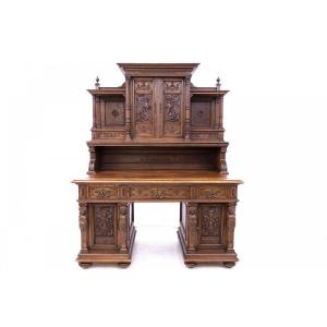 Antique Renaissance-style Desk, France, Circa 1880.