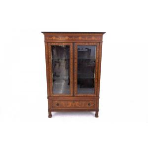 A Unique Display Cabinet With Marquetry, France, Circa 1880.