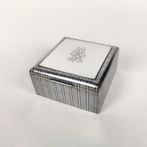 Ga Scheid: Large Box Or Casket In Sterling Silver Niello And Vermeil. Austria 19th Niel, Gas