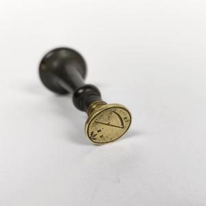 19th-century Romantic Rebus Wax Seal/sealing For Lovers. Romantic Era.