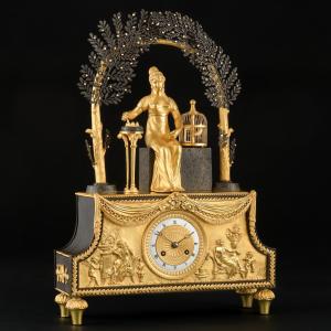 Jean - Simon Deverberie - Rare Directory (1795-1799) Period Mantel Clock “ Joséphine ”