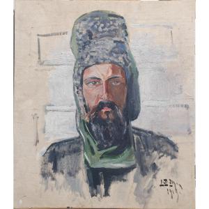Lucie Delarue-mardrus (1874-1945) Orientalist Portrait Of Doctor Georges Bechamp Consul 