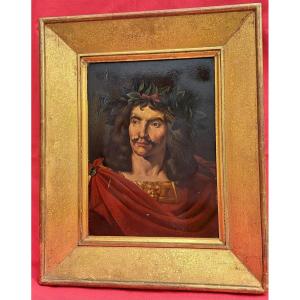 Portrait Of Molière 19th Century Pierre Mignard (after) Jean-baptiste Poquelin
