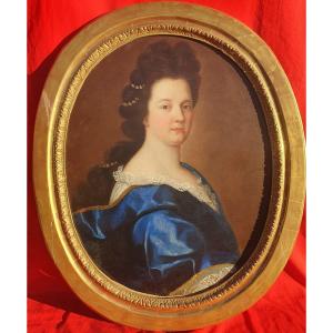 Portrait Of Marie Mancini (1639-1715) Princess Colonna Pierre Mignard (circle Of) 17th Century 