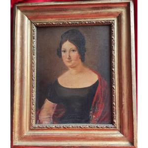 Ary Scheffer (1795-1858) Attributed To - Portrait Of A Woman, 19th Century
