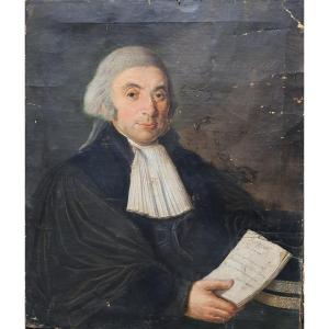 Portrait Of A Lawyer From The 19th Century - Jean-jacques Bestieu (1754-1842)