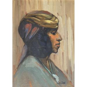 Yvonne Kleiss-herzig Or Herzig (1895-1968) Portrait Of An Algerian Orientalist Woman