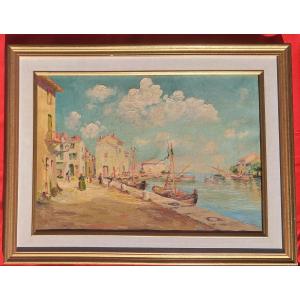 Painting Buy Henry Malfroy Martigues Provence Impressionnist